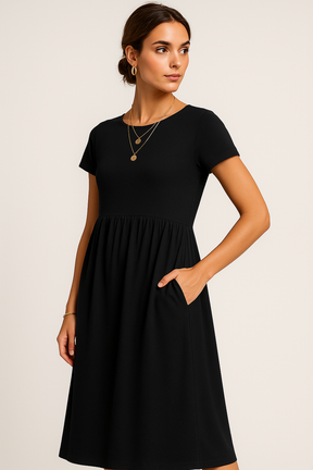 Robe Midi Alice – Élégance Décontractée et Intemporelle