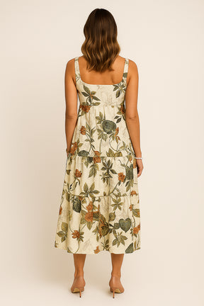 Robe Longue Flora – Élégance Florale d’Été