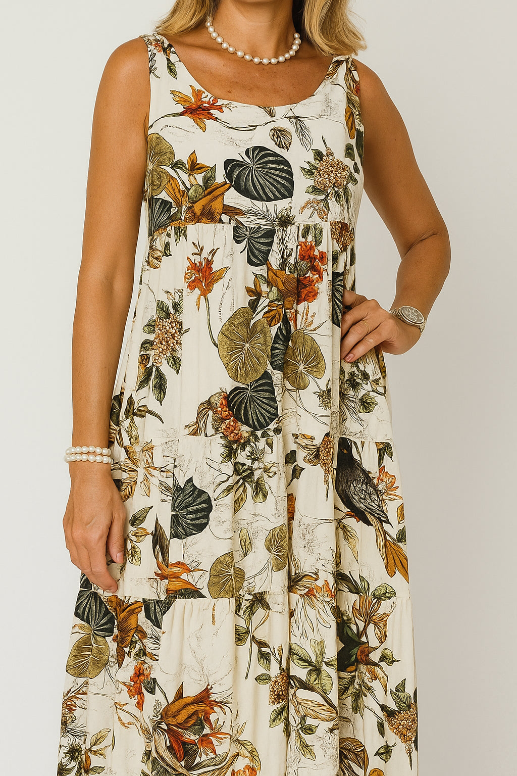 Robe Longue Flora – Élégance Florale d’Été