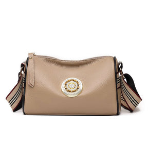 Sac Marie en Cuir Véritable – Bandoulière Rayée