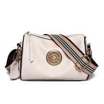 Sac Marie en Cuir Véritable – Bandoulière Rayée